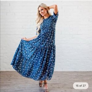 Smocked Maxi Dress